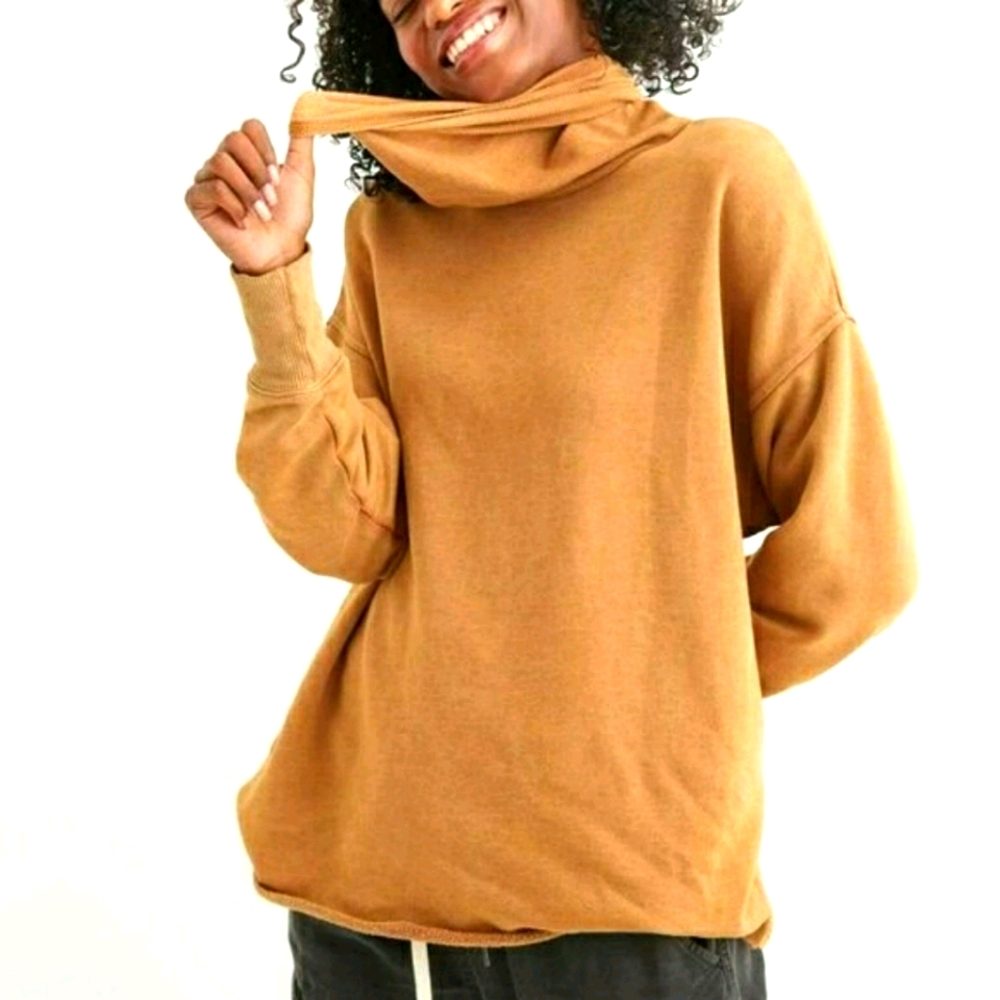 Aerie Oversized Fleece Turtleneck